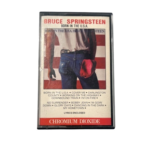 Vintage 1984 Bruce Springsteen Born In The USA Cassette Made in Canada - Picture 1 of 8